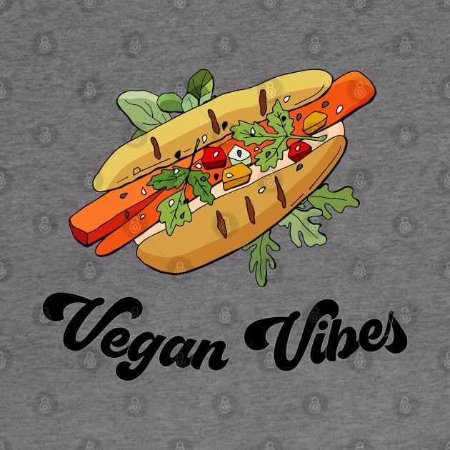 Vegan Vibes Veggie Hot Dog by Whimsical Frank